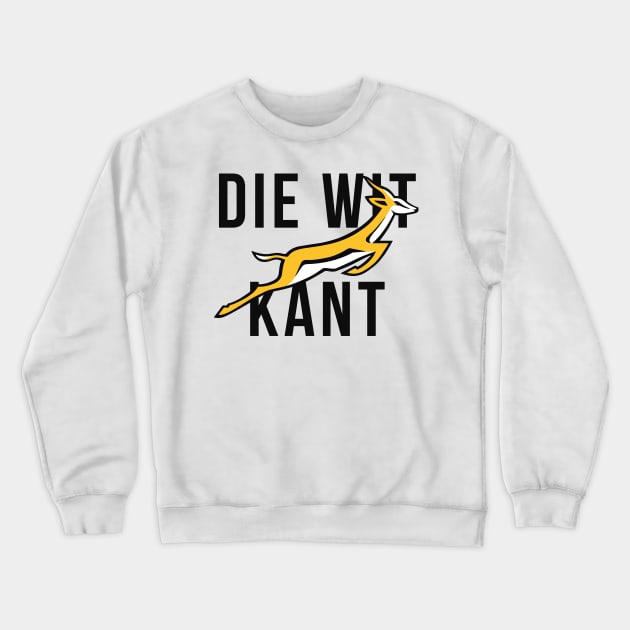 Die Wit Kant - Springboks Crewneck Sweatshirt by Arend Studios